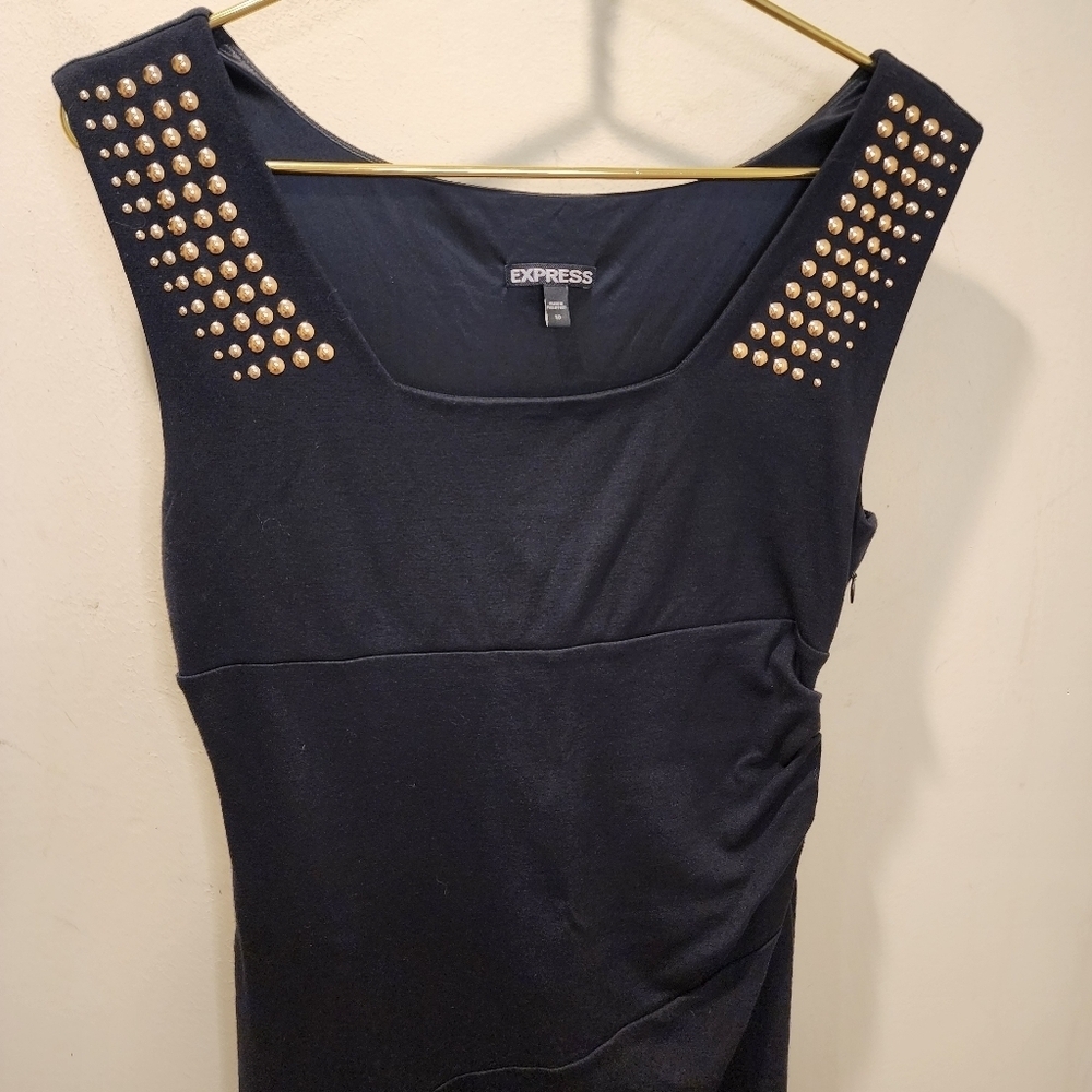 EXPRESS black Bodycon Sleevesless Dress size 10 - Picture 8 of 14